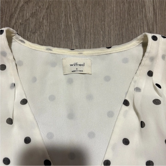 Wilfred White And Black Polka Dot Top - Picture 3 of 10